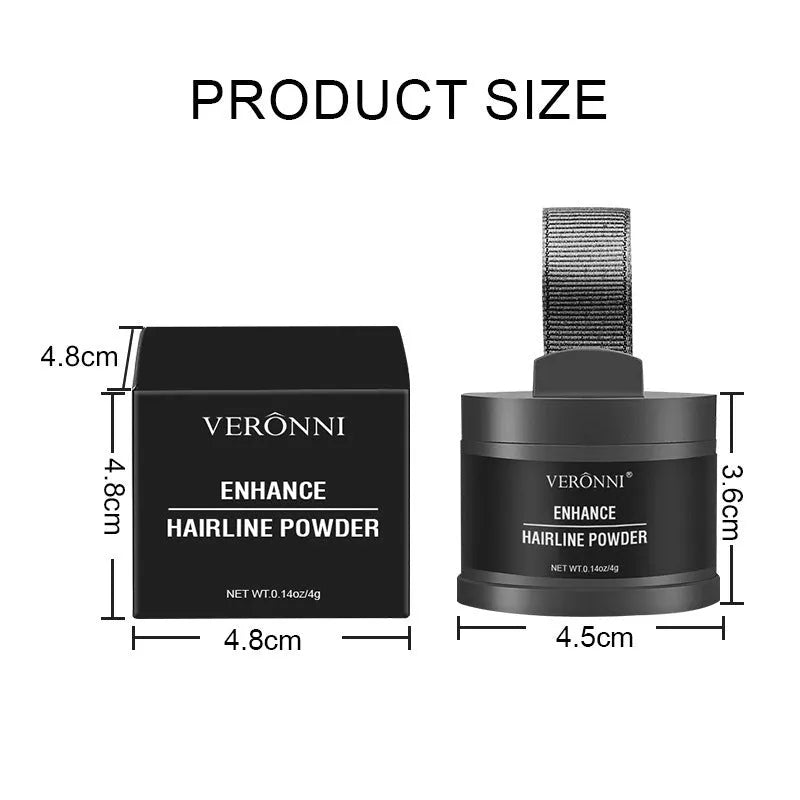 Hairline powder compact for shadow repair with fourteen colour shade options