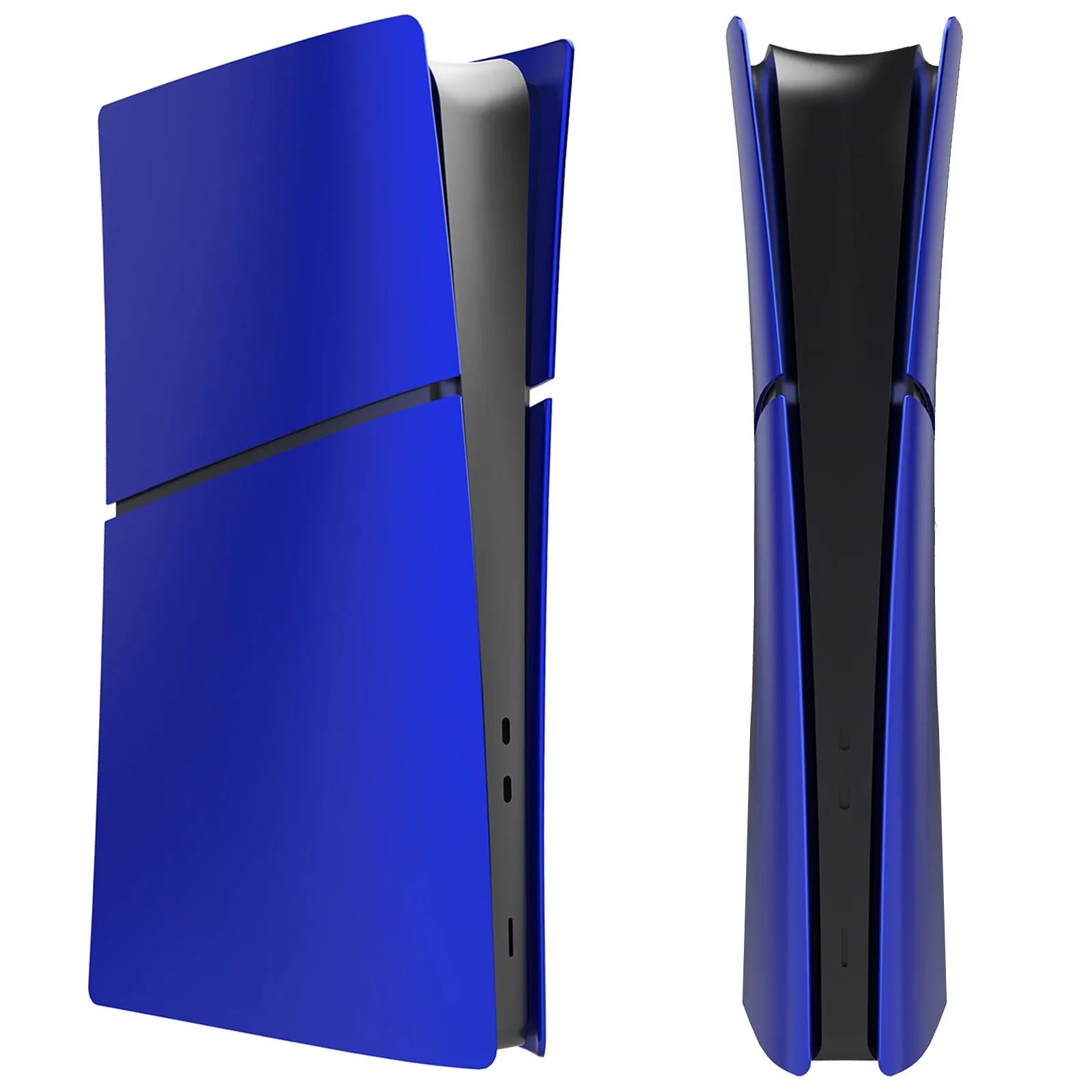 PS5 Slim protective shell replacement cover in ABS plastic showing four-piece design
