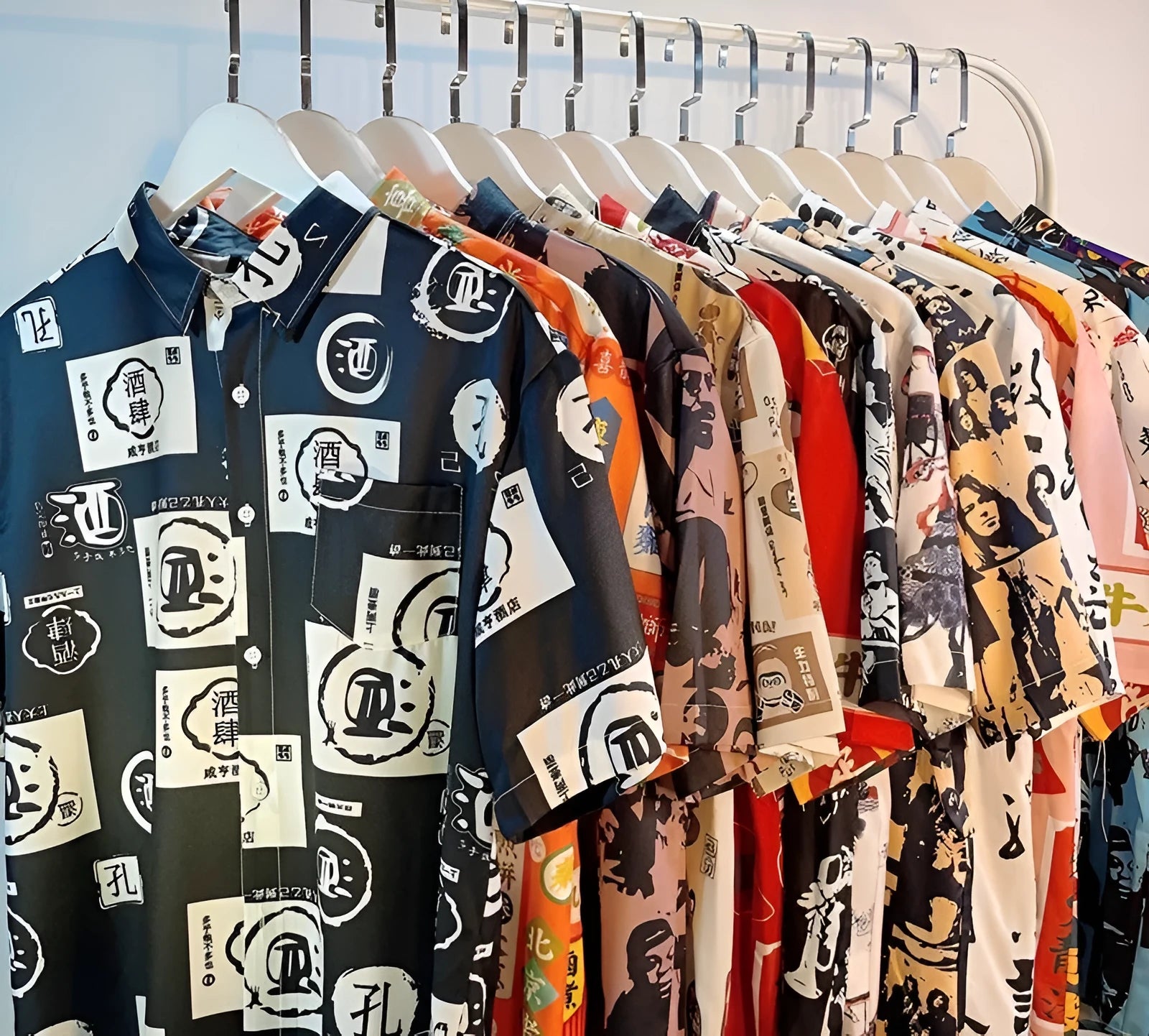 Loose fit short sleeve shirt with an all-over floral print, styled like a cardigan.