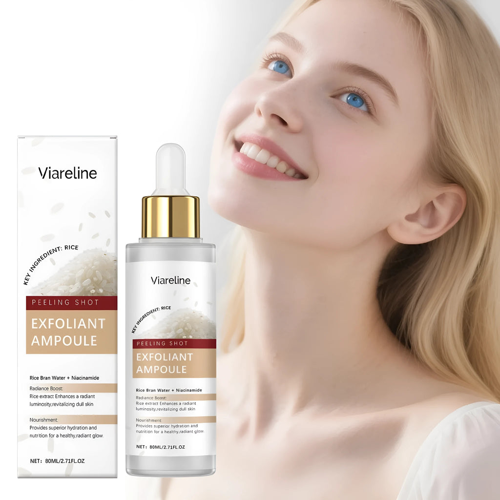 80ml bottle of facial cleansing and nourishing liquid with hyaluronic acid and salicylic acid