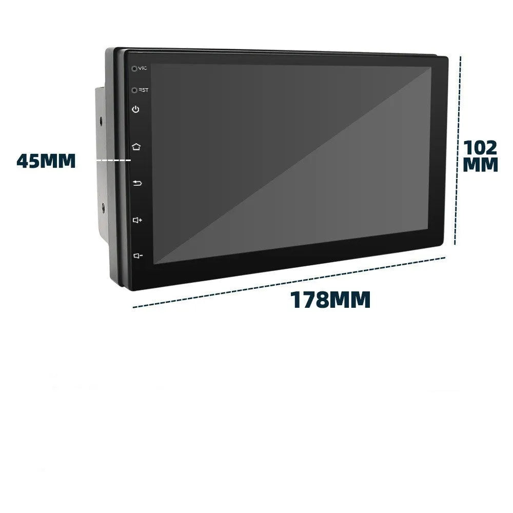 Universal black car navigation MP5 player with 7-inch screen for manual transmission vehicles