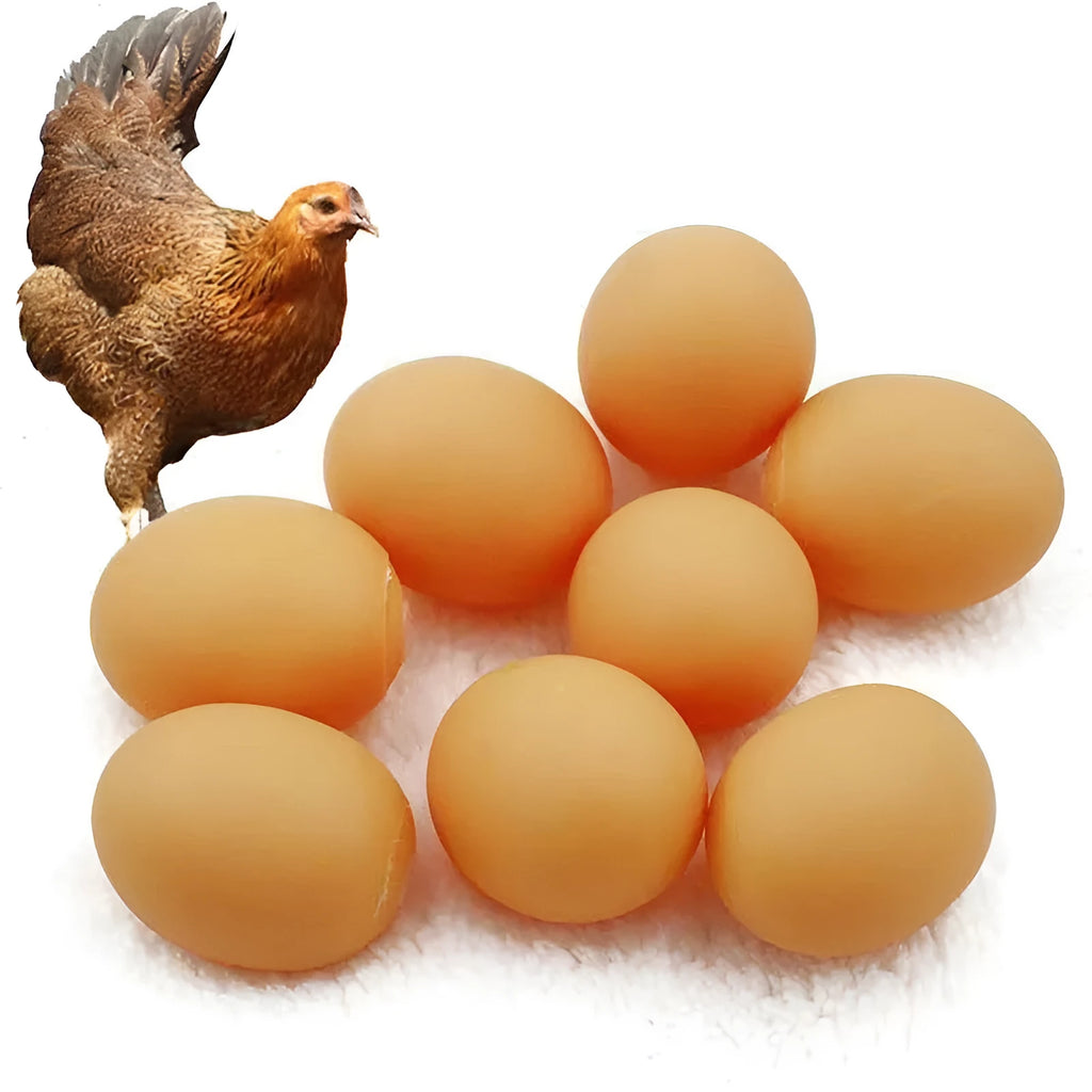 Egg-shaped dog toy with textured surface for tooth cleaning and sound feature