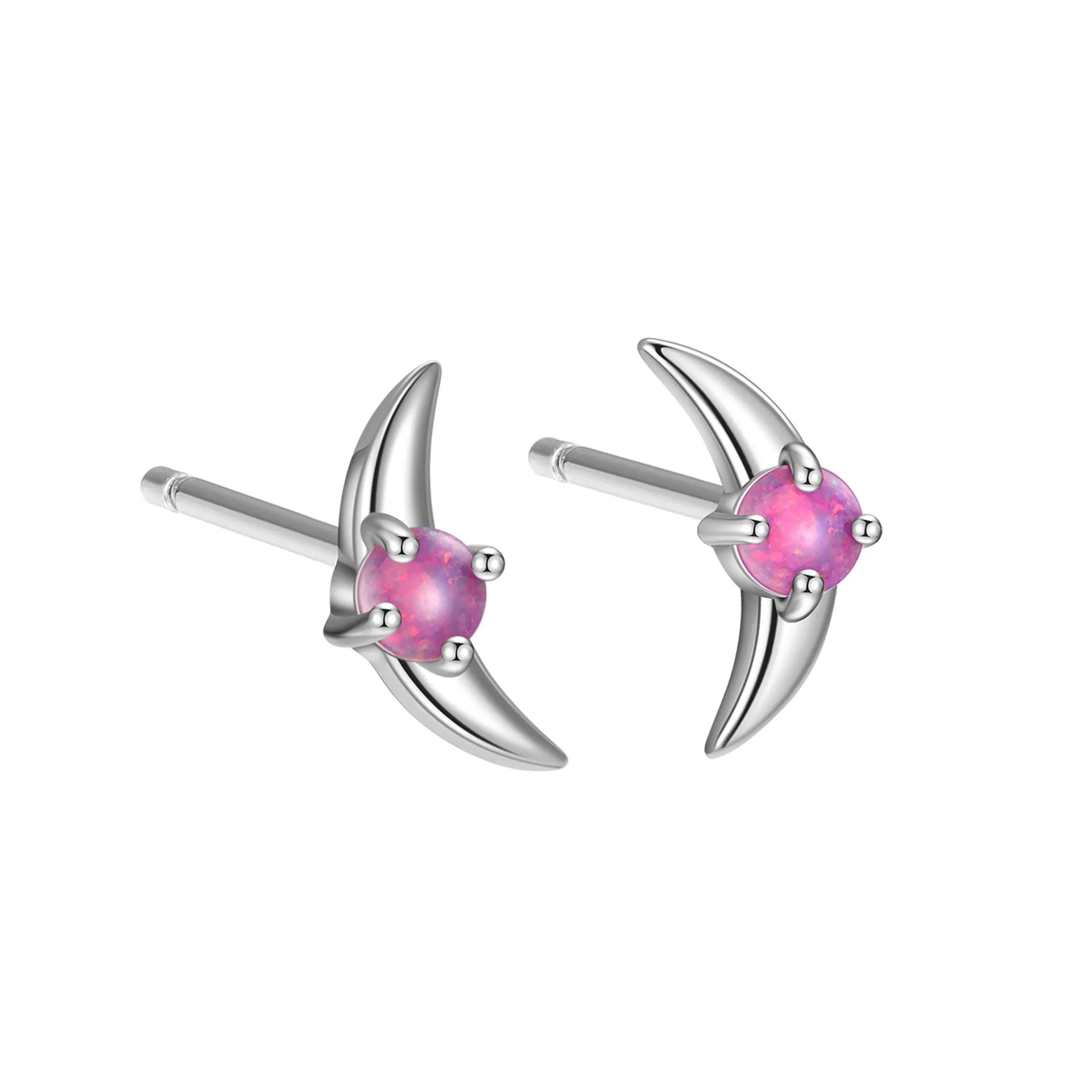 925 sterling silver geometric drop earrings with electroplated finish and cubic zirconia stones