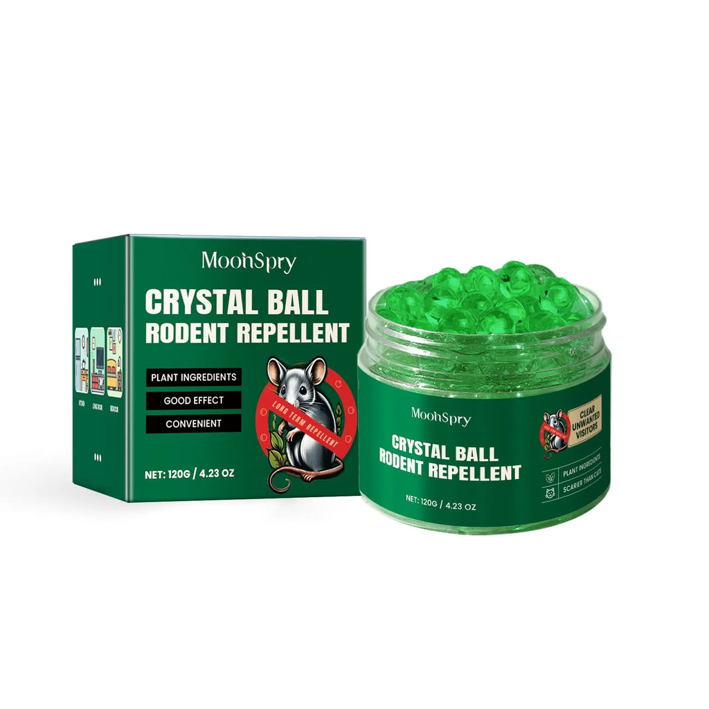 60ml bottle of natural rat repellent spray with a blend of clove, peppermint and camphor oils.