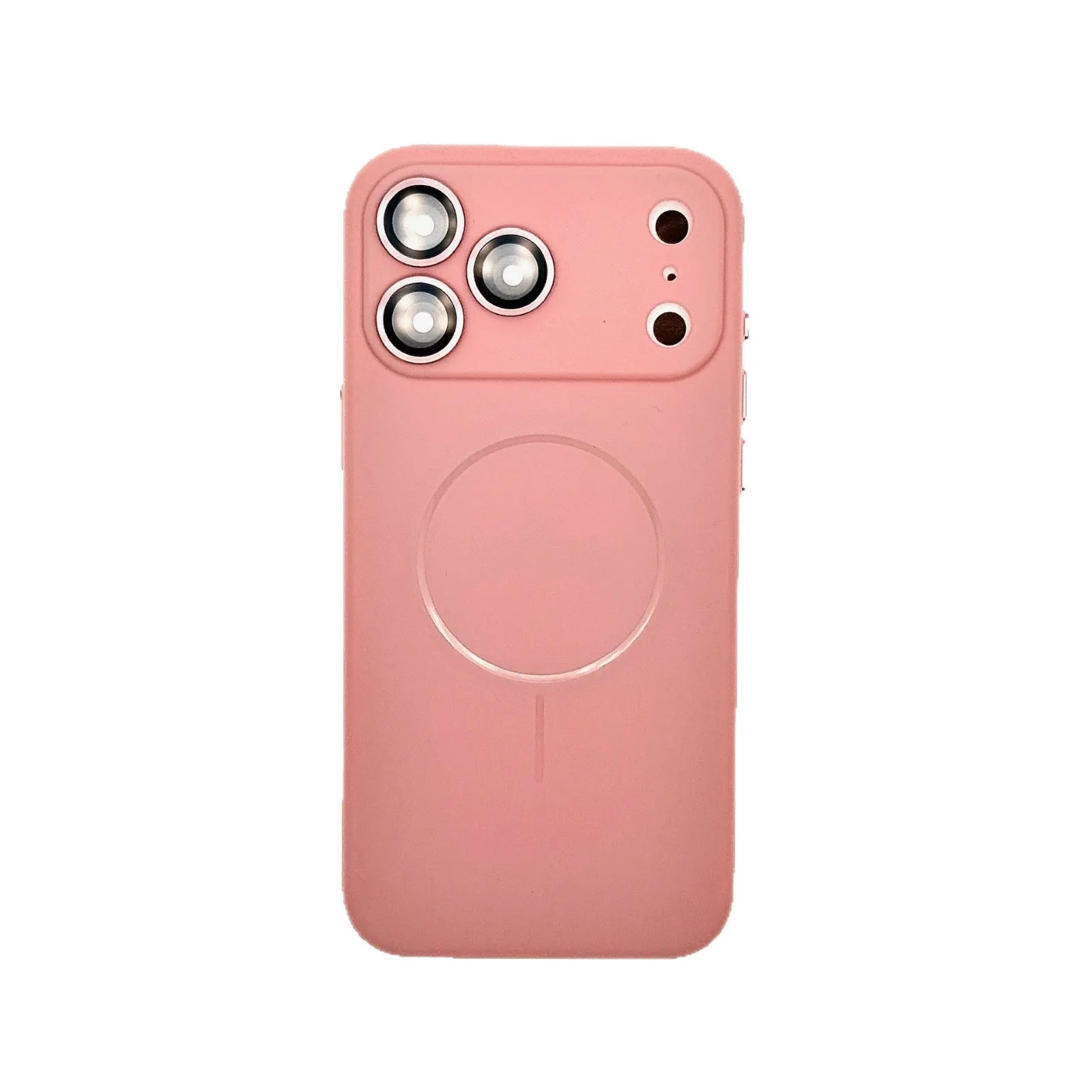 TPU magnetic suction phone case with built-in lens protector for iPhone 17 series in seven colours