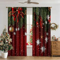 3D digitally printed Christmas curtain panel showing one of fifteen European design options