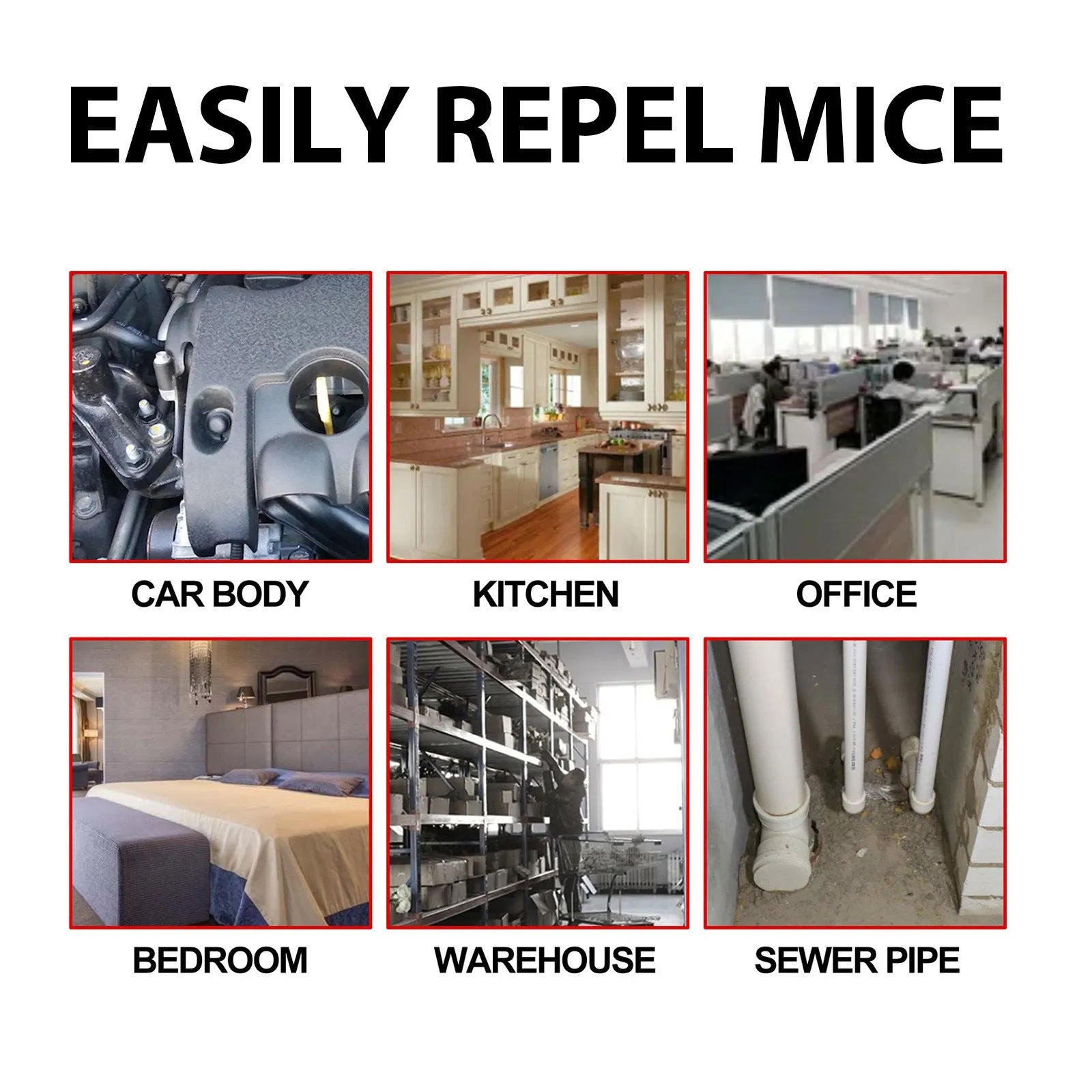 60ml bottle of natural rat repellent spray with a blend of clove, peppermint and camphor oils.