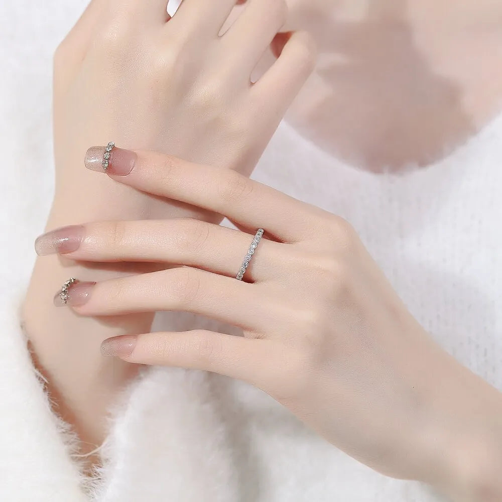Women's geometric Korean-style open mouth ring in electroplated copper with white gold or yellow gold colour finish