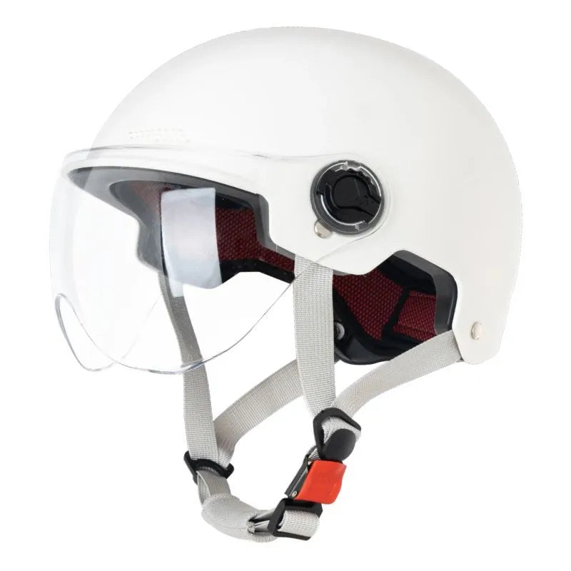 3C certified polypropylene electric motorcycle helmet for adults with sun shield