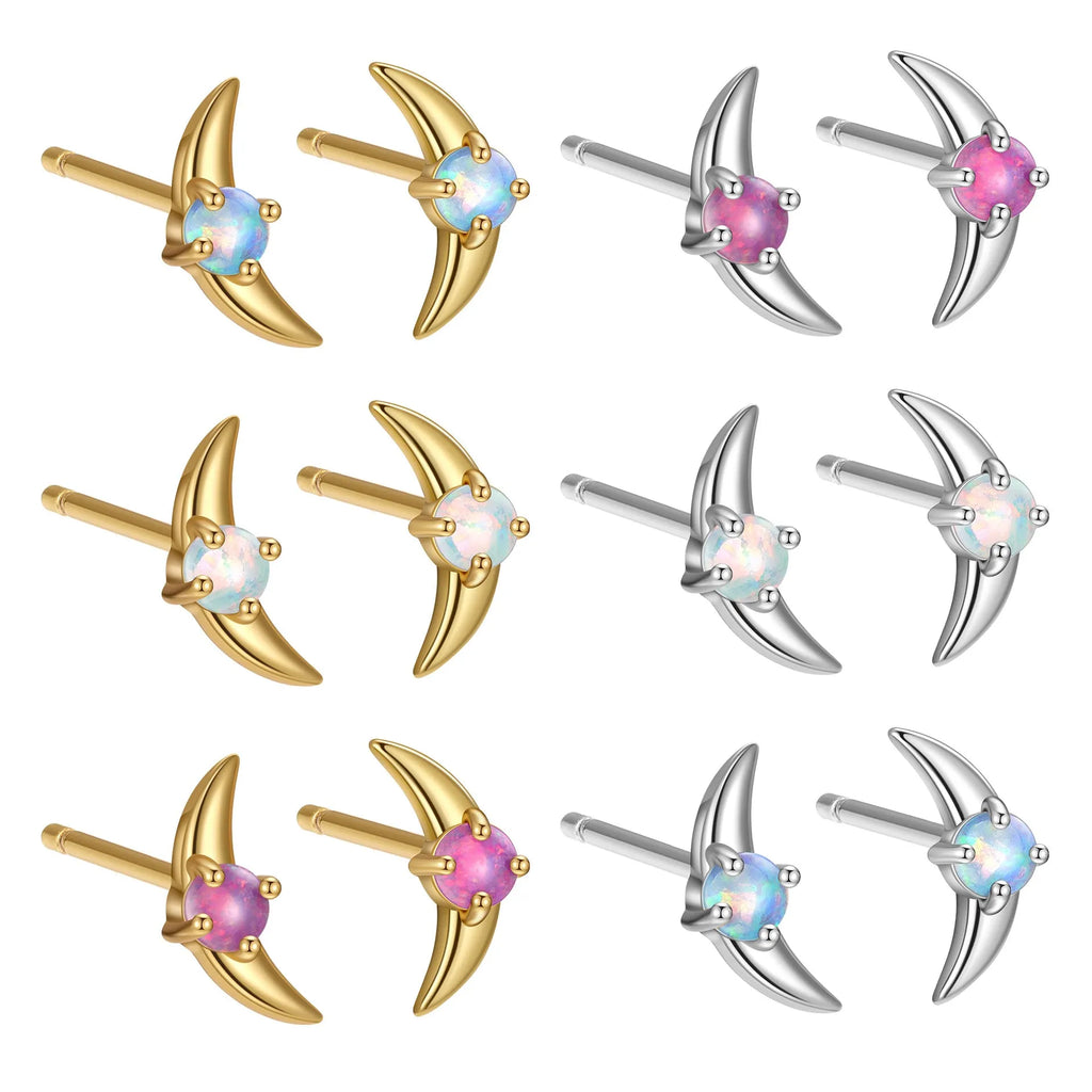 925 sterling silver geometric drop earrings with electroplated finish and cubic zirconia stones