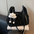 Women's soft PU fashion backpack in multiple colour options showing casual design
