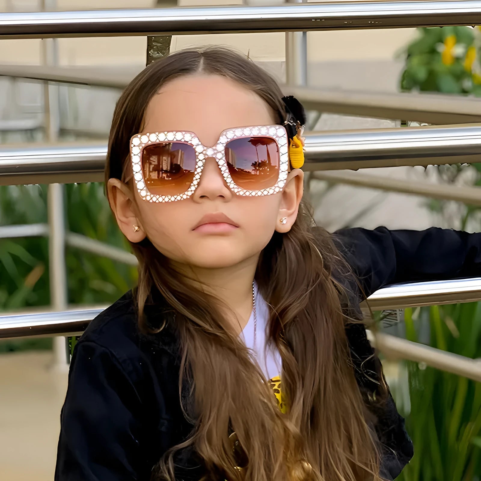 Plastic box sunglasses with multiple colour combinations including black frame grey piece and bright coloured options