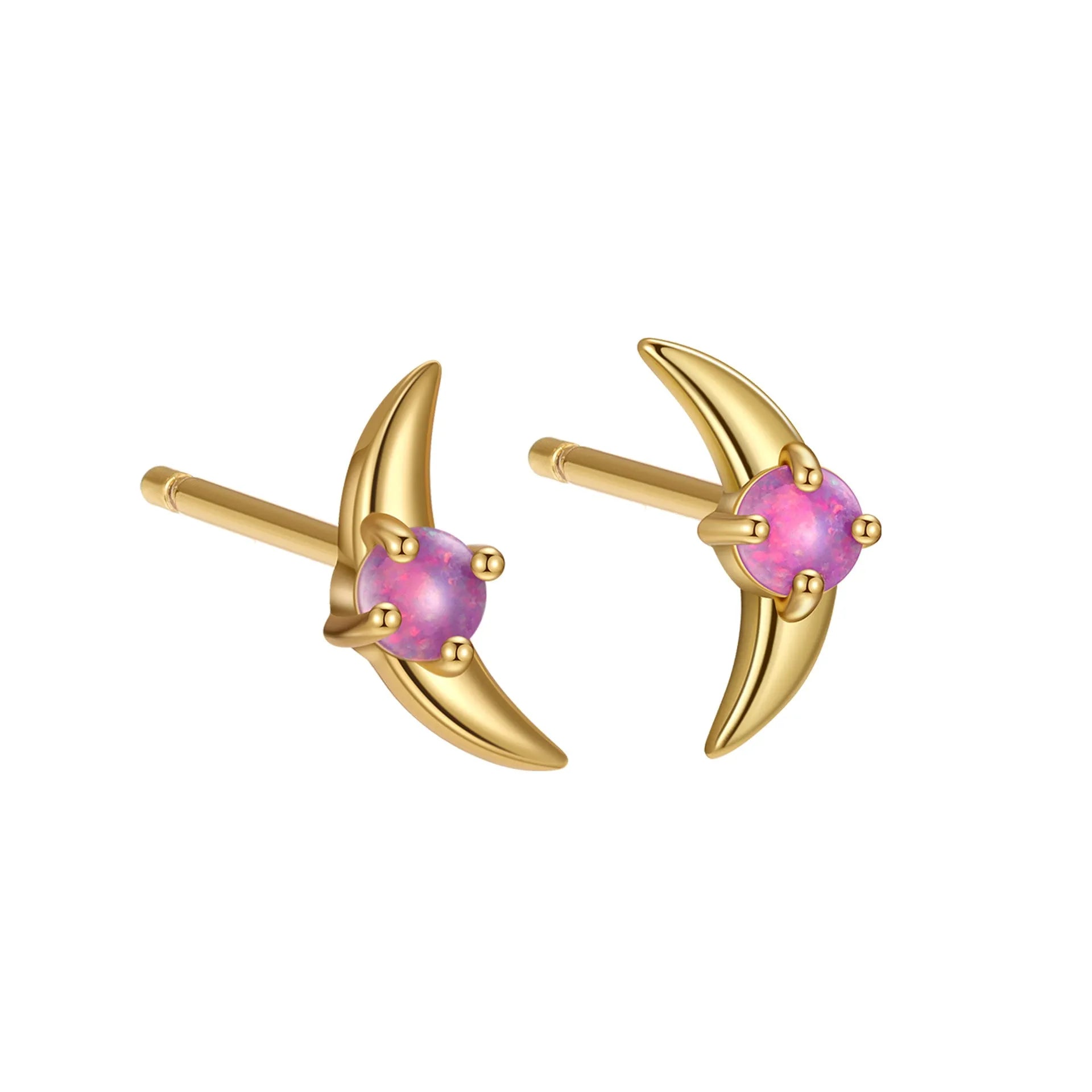925 sterling silver geometric drop earrings with electroplated finish and cubic zirconia stones