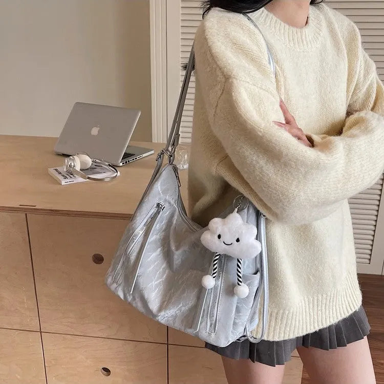 Women's soft PU fashion backpack in multiple colour options showing casual design