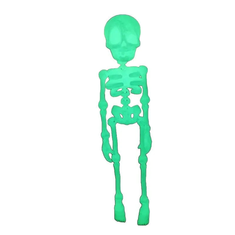 3D printed PLA skull ornament refrigerator magnet in assorted colours, 18cm high.