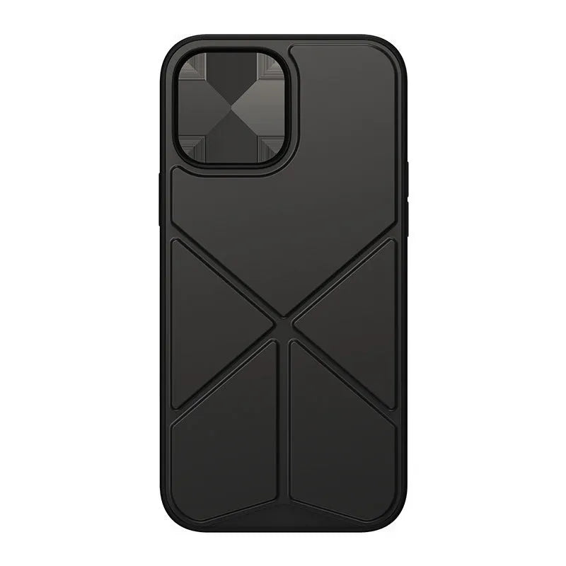 iPhone 13 series TPU back cover case in solid black and blue colour options