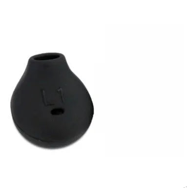 Black silicone earphone case for Samsung Galaxy S6 Edge models G9200 G9250 G920A