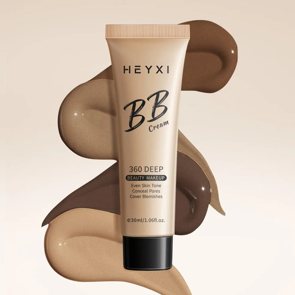 Waterproof sweat-proof BB cream in four shade options 01 02 03 04 for universal skin types