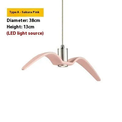 Nordic postmodern LED chandelier ceiling light with macaron colour options for restaurants and homes