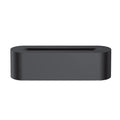 Square USB plug-in aroma diffuser with simulated flame lighting effect and water tank
