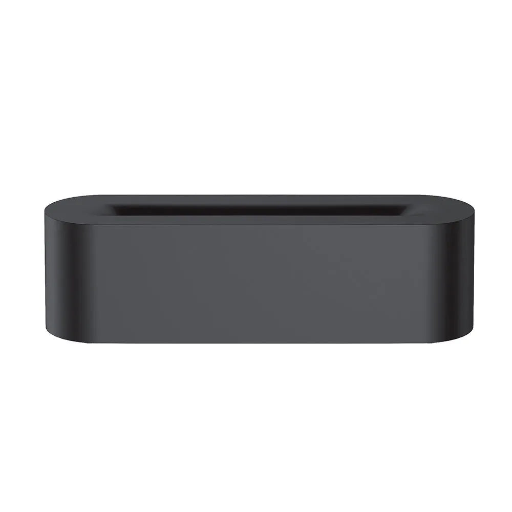Square USB plug-in aroma diffuser with simulated flame lighting effect and water tank