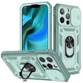 Magnetic iPhone case with sliding bracket for iPhone 12 and 13 in two-tone colour options