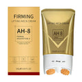 Jar of roller neck cream with built-in massage applicator, 120g net content.
