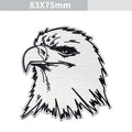 Aluminium car body sticker with metallic finish for vehicle customisation