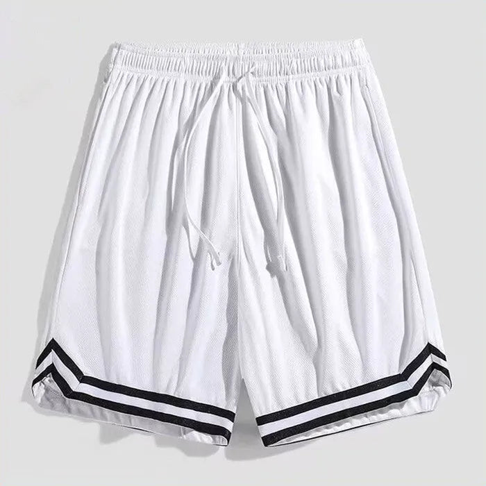 Men's loose fit cropped trousers in gradient colours with casual styling
