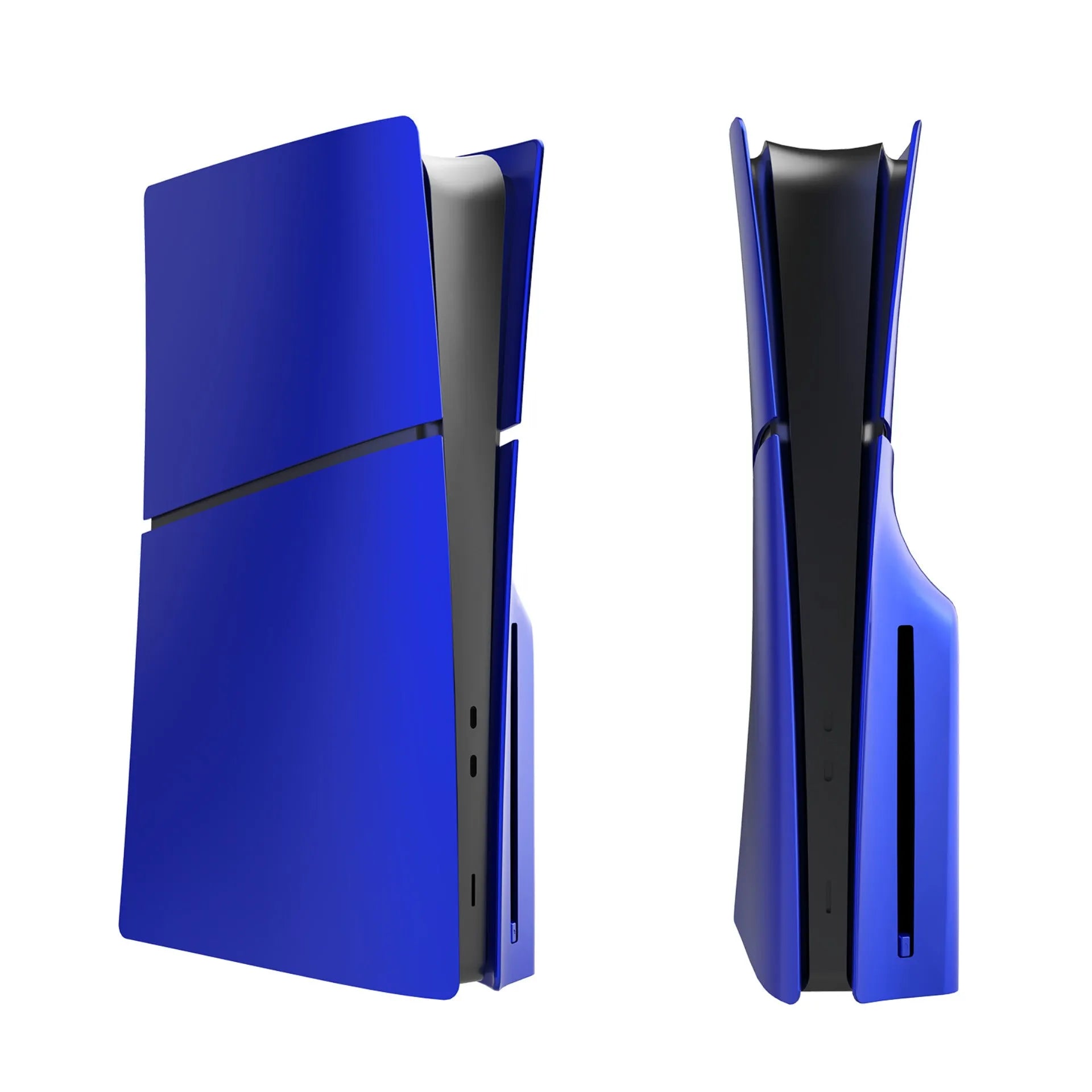 PS5 Slim protective shell replacement cover in ABS plastic showing four-piece design