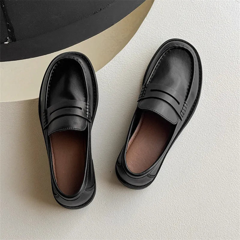 Men's retro style slip-on casual shoes in microfiber PU available in four colours