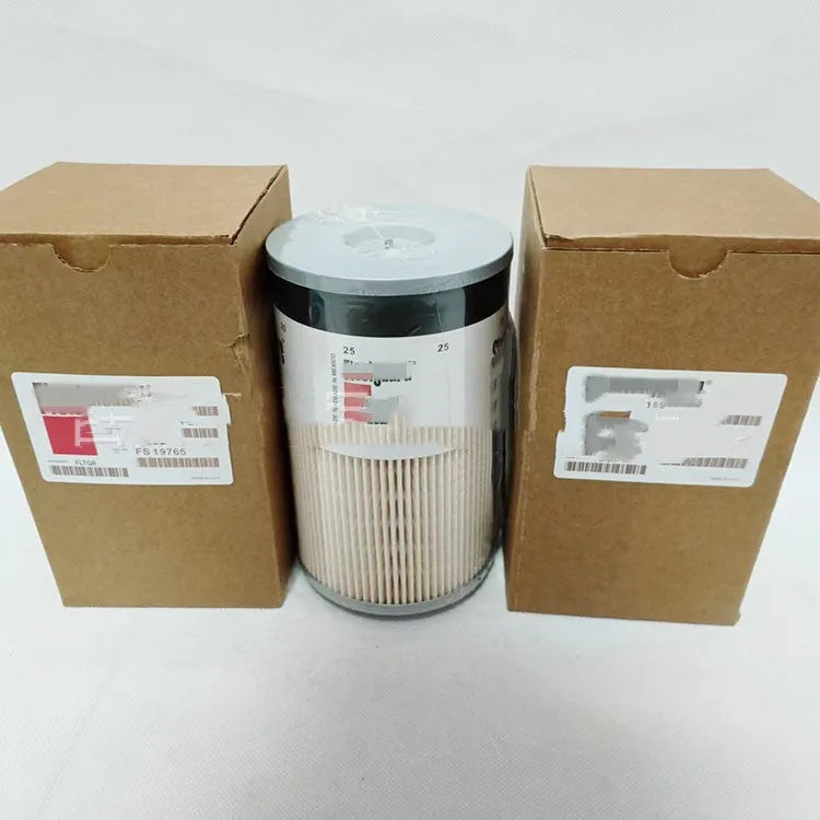 FS19764 diesel fuel filter for generator sets with paper element and 10mm fittings