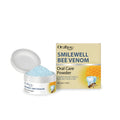 50g container of natural tooth powder with sodium bicarbonate and mint leaf extract ingredients