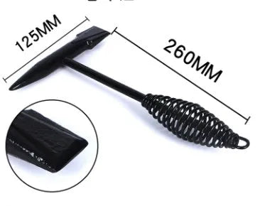 Electric welding slag hammer with spring handle for rust removal and metal maintenance