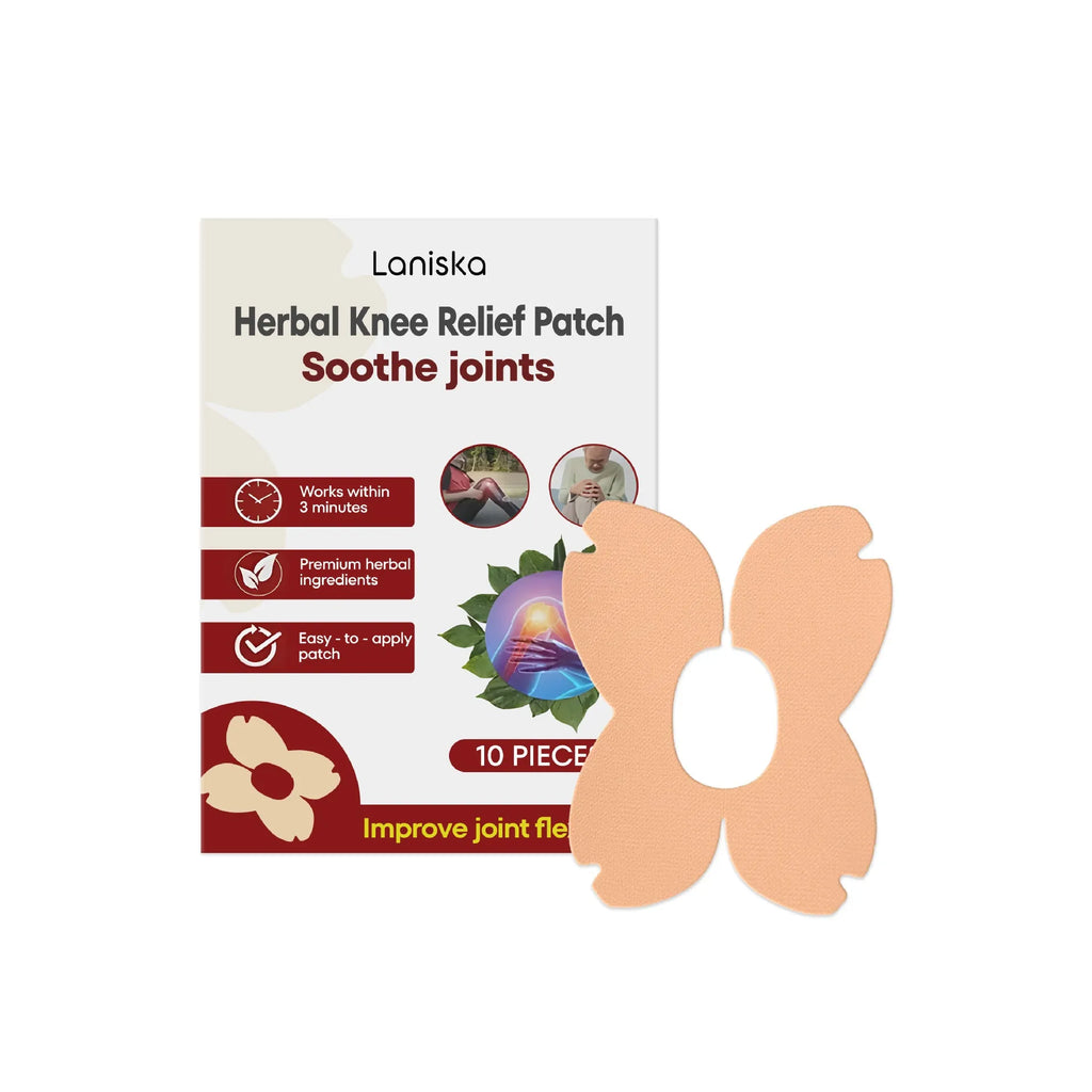 LANISKA herbal moxa leaf menthol joint nourishing adhesive bandage 10-piece pack in presentation box