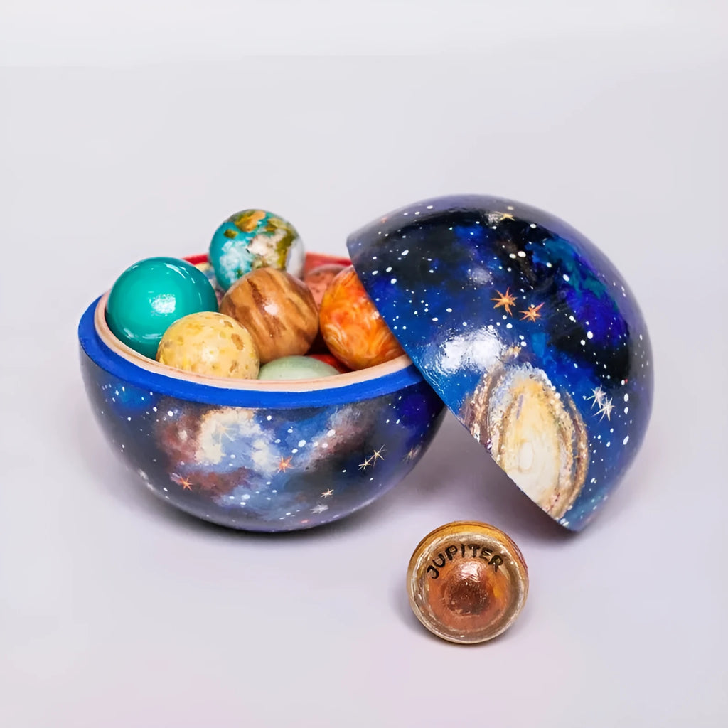 Planet sun world model plastic resin craft modern simplicity style