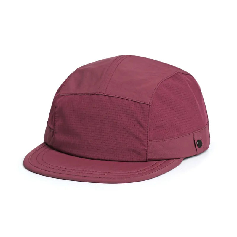 Polyester dome bucket hat in army green colour, size M for 56-58cm head circumference.