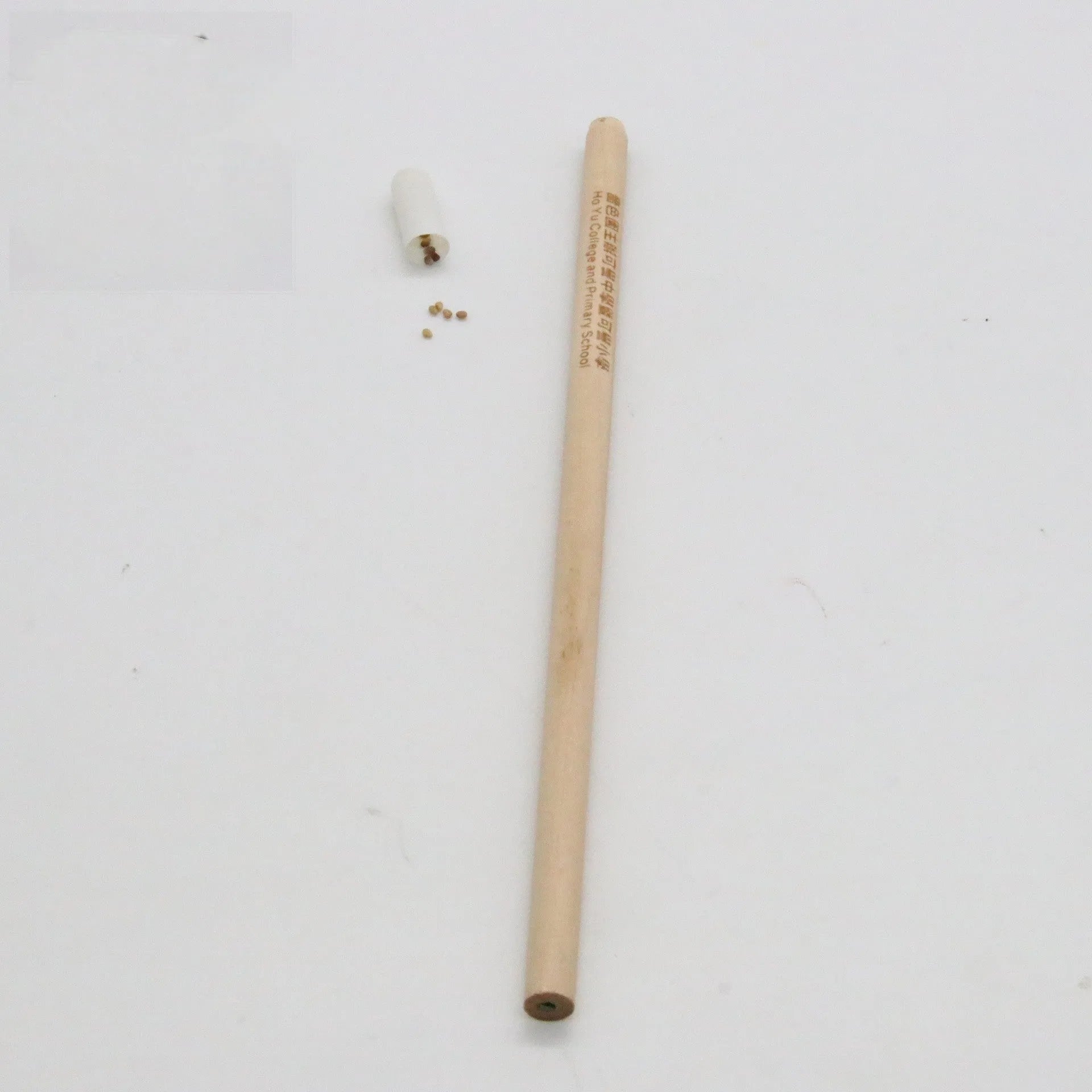 HB hardness seed pencil with biodegradable plantable capsule containing herb flower vegetable seeds