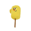 Polio wood corn cob cat dental cleaning toy with catnip measuring 7x6x15cm