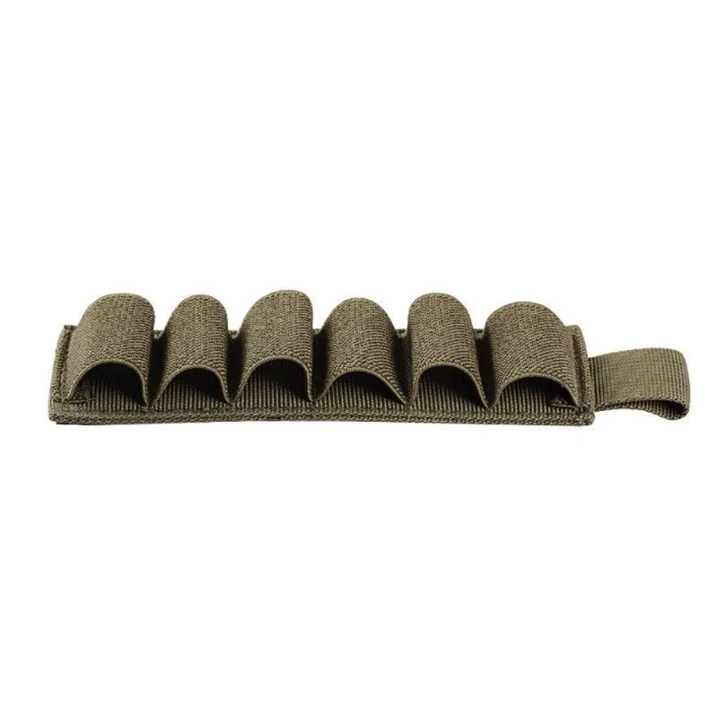 Tactical 6-hole storage sticker made from 1000D nylon fabric measuring 5cm by 16.5cm
