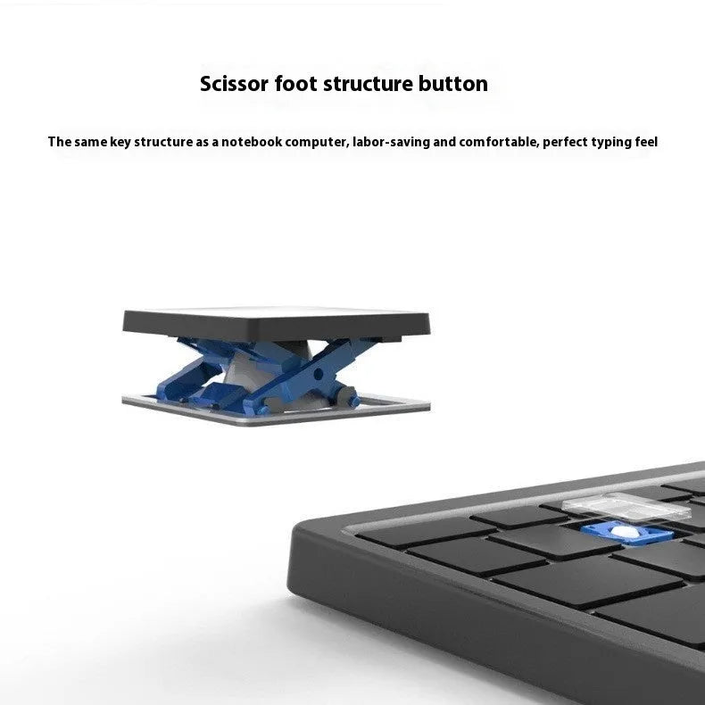 Three-in-one wireless Bluetooth keyboard with leather sheath stand for iPad and mobile phone