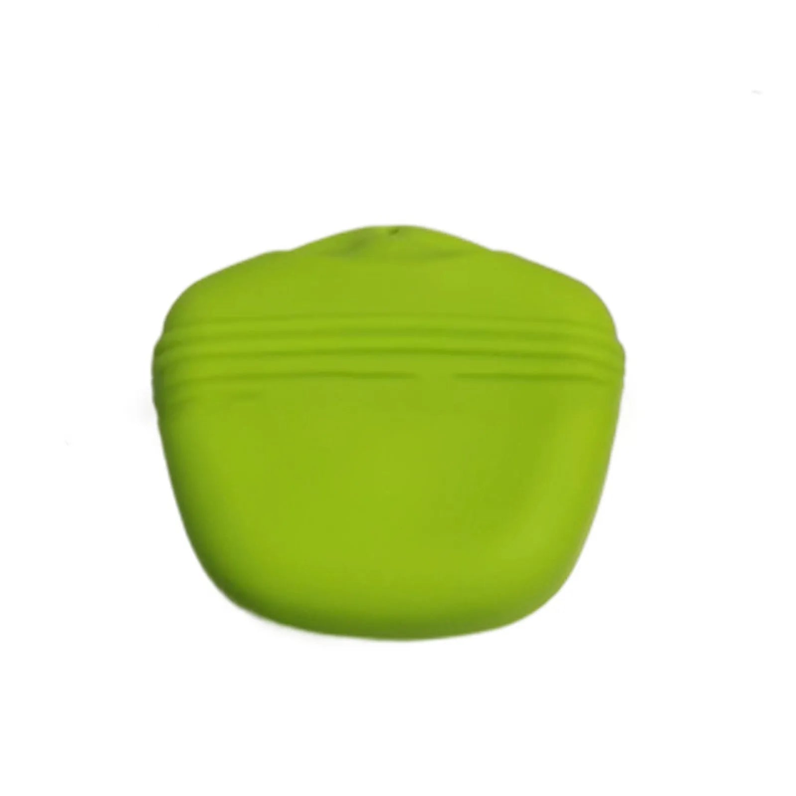 Silicone dog training treat pouch with clip and magnetic closure in assorted colours