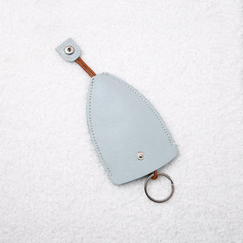 Colourful cartoon pull-out key case for car keys with PU leather construction