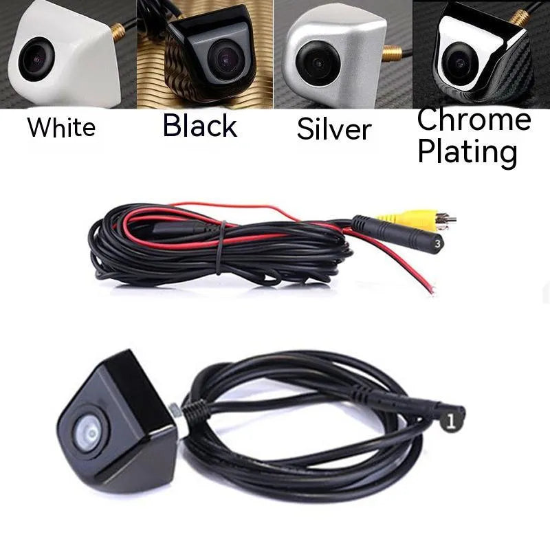 Screw-plug-in HD car night vision waterproof rearview camera with metal shell