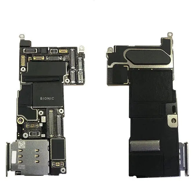 Silver iPhone 13 Pro Mini upper and lower motherboard grinding board with bottom ID section
