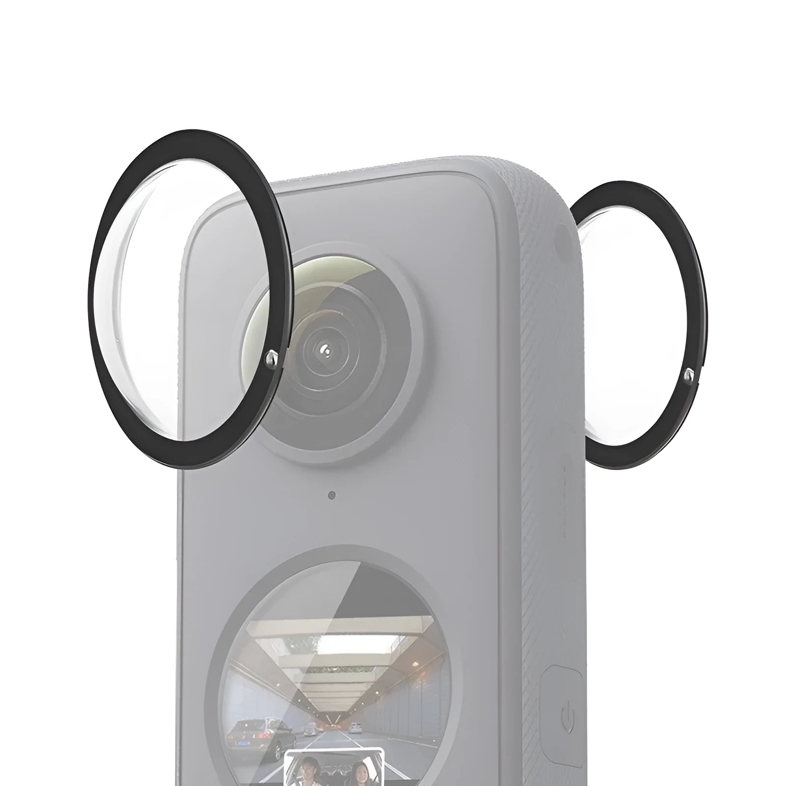Insta360 One X2 optical tempered glass protective film transparent 3.3 x 0.9cm
