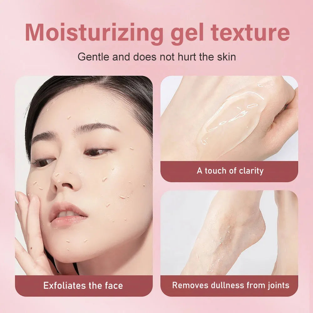 132g tube of moisturising facial exfoliating gel scrub for universal skin types