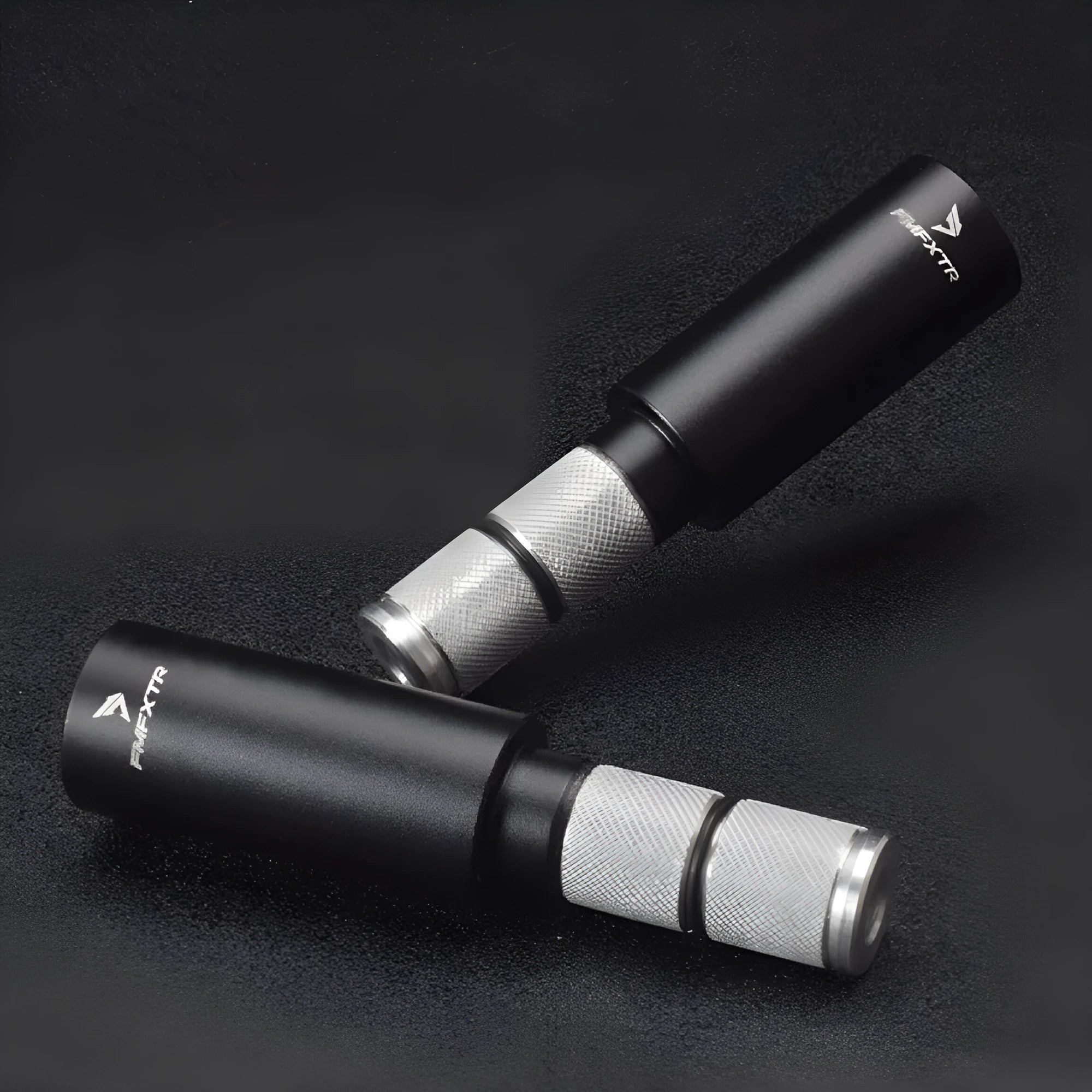 Aluminium alloy mountain bike handlebar extension rod showing folding mechanism and adjustment range