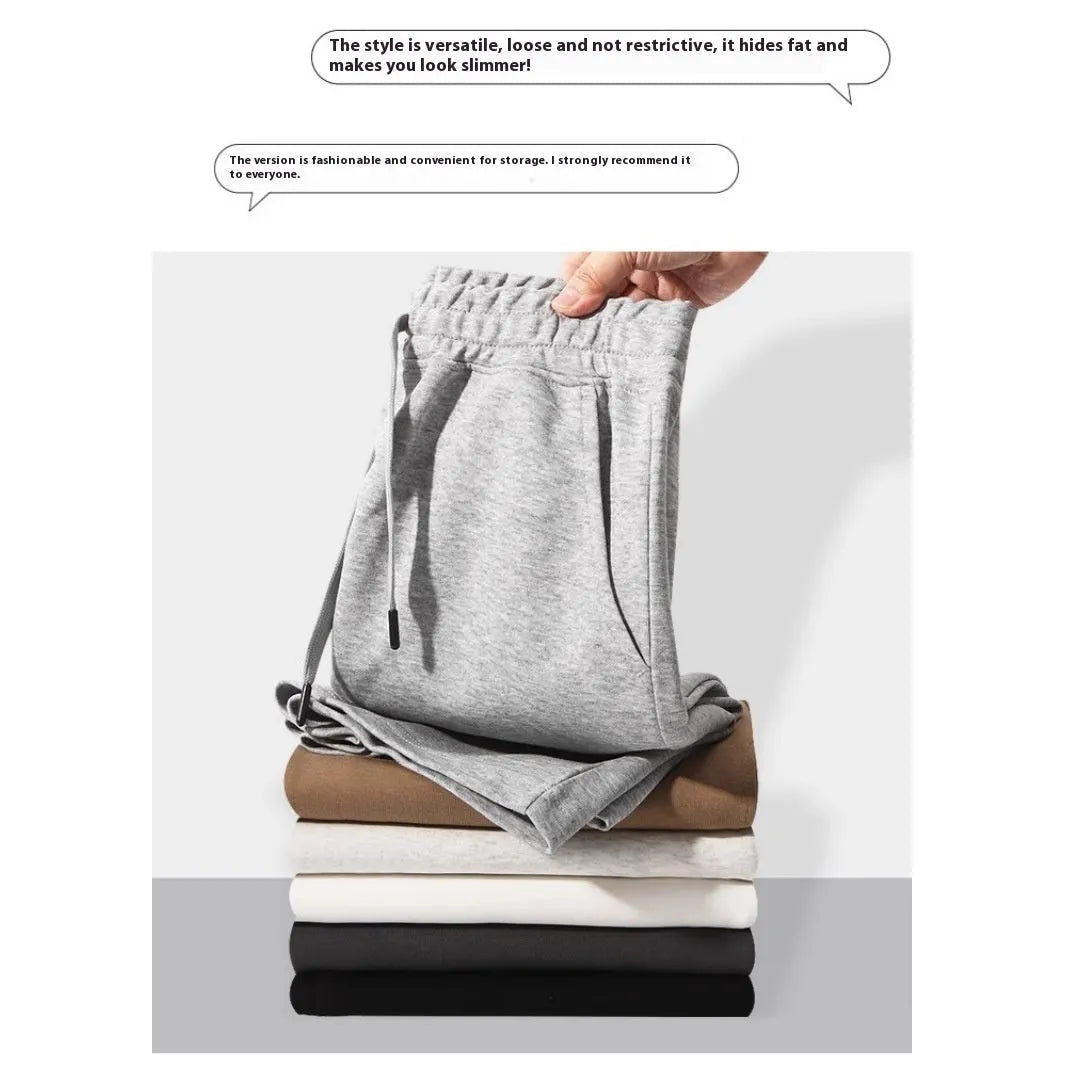 Cotton straight-leg summer shorts in light grey shown on a hanger
