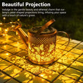Solar-powered butterfly kettle garden light with wrought iron construction and solar panel